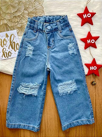 Calça Jeans wid leg
