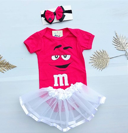 kit body m&m,s + saia +laço