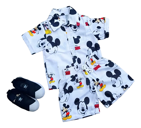 Conjunto Mauricinho Mickey 2 Pcx