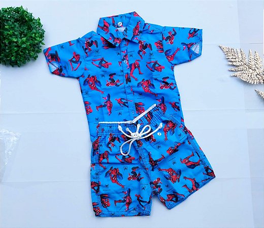 Conjunto Maurinho Homem Aranha