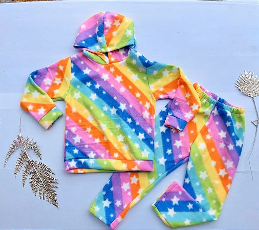 Conjunto Arco Iris Fleece