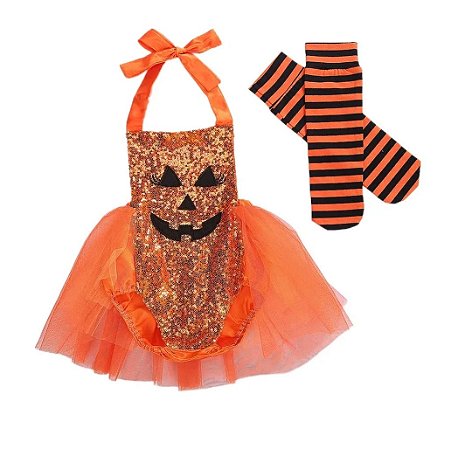 Fantasia Halloween Com Meia