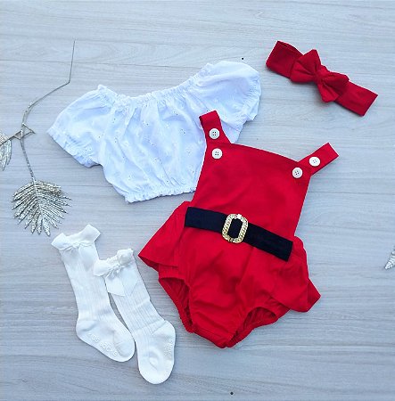 Conjunto Natal 3 Peças( nao acompanha meia)