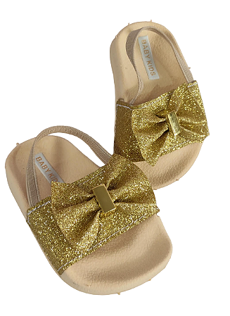 Sandalia Bebe Com Elastico