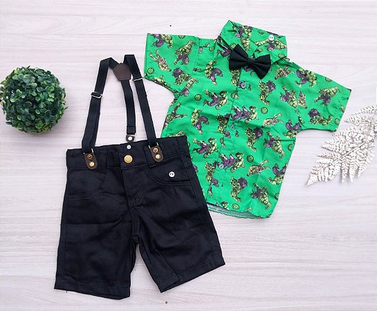 Conjunto Hulk Tematico 4Pçs