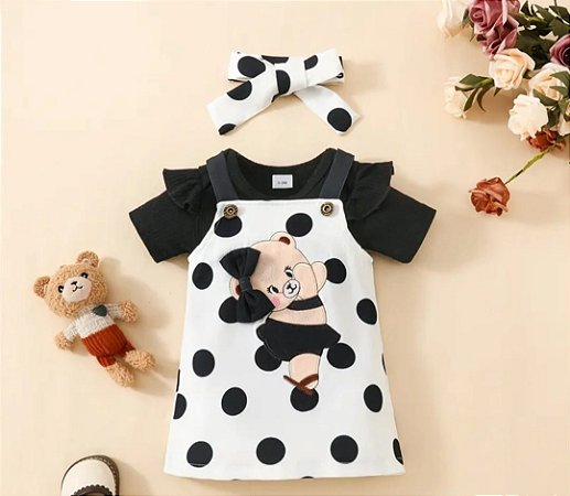 conjunto Ursinha  3 Peças