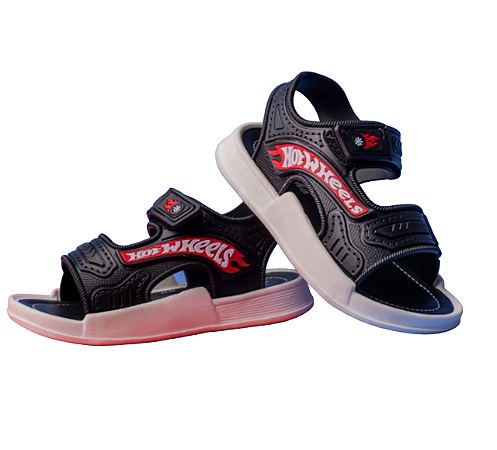 Sandalia Infantil Carros Hot Wheels Menino