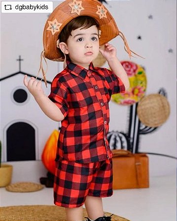 Conjunto mauricinho junino