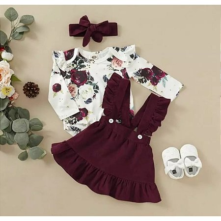 Conjunto Marsala 3 pecas