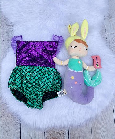 Romper Sereia Luxo