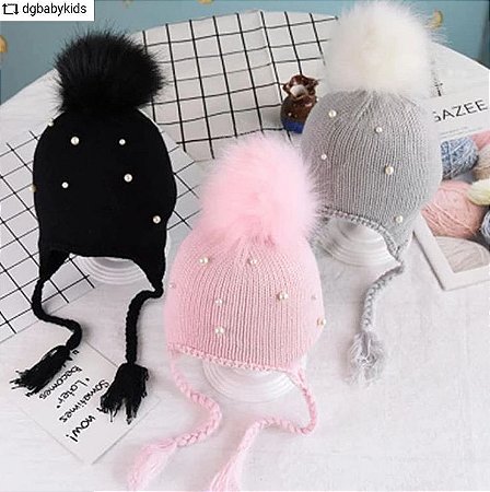 Touca Pompom Perola
