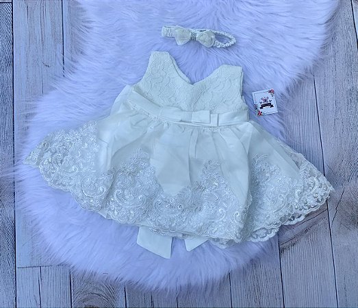Vestido Luxo Com Tiara