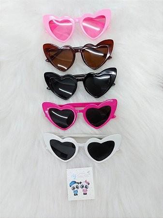 Oculos Coraçao Retro