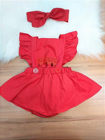 Vestido Romper natal