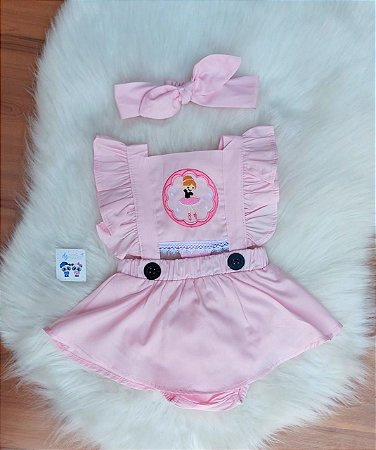 Romper Bailarina com Tiara