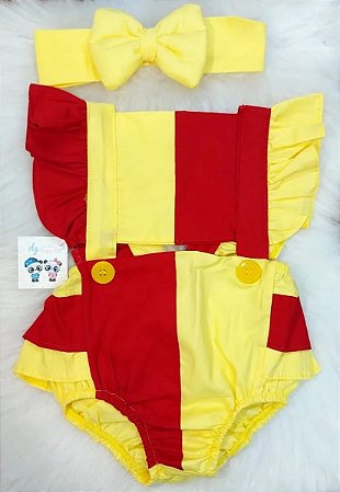 Romper Body Bodye Bebe Menina Boneca Emilia