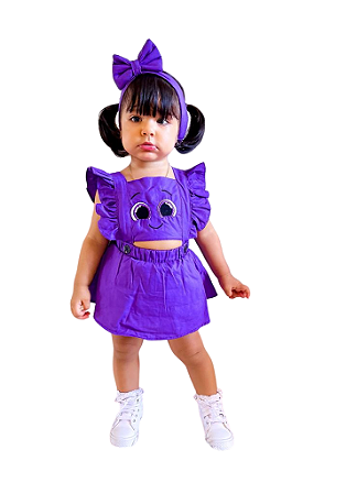 Romper Bolofofo Bunda Rica C/ Tiara