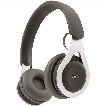 Headset Oex Drop Bluetooth HS306 Cinza - Oex