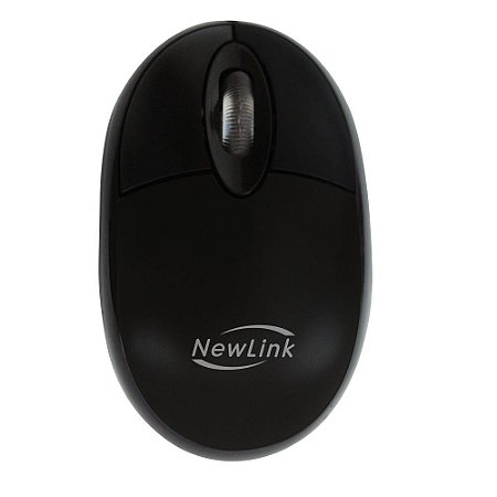 Mouse Fit Newlink Mini Usb 1000Dpi Standard MO304C Preto - Newlink