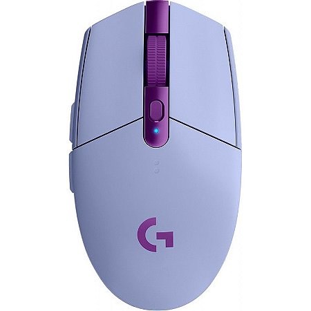 Mouse Gamer Logitech G305 Lightspeed 6 Botões 12000Dpi 910-006021 Lilás  - Logitech