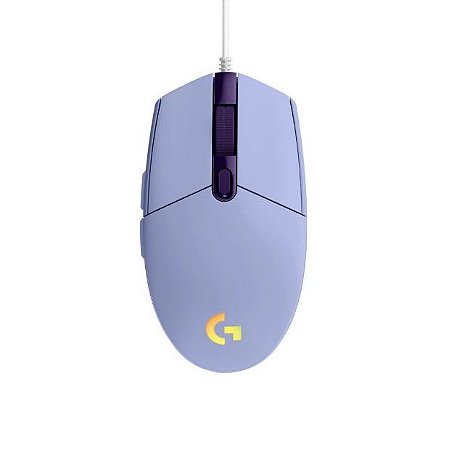 Mouse Gamer Logitech G203 Rgb Lightsync 8000Dpi 910-005852 Lilás - Logitech