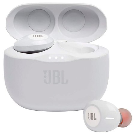 Fone De Ouvido JBL Intra-Auricular Wireless JBLT125TWSWHT Branco - JBL