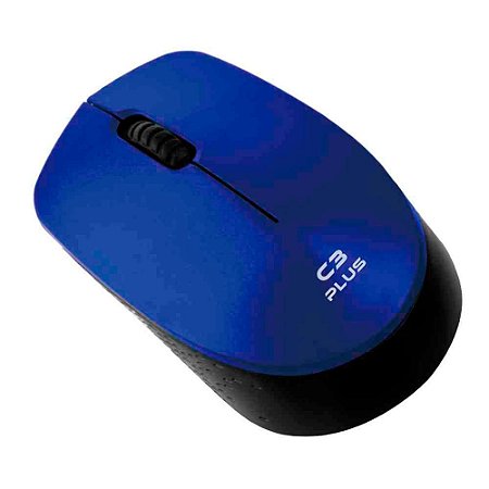 Mouse Óptico Sem Fio 1000Dpi M-W17BL Azul - C3Plus