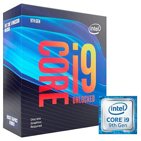 Processador Intel Core I9-9600KF Coffee Lake Refresh, Cache 16MB, 3.6GHZ (5.0GHZ Max Turbo), LGA 1151, BX80684I99900KF - Intel