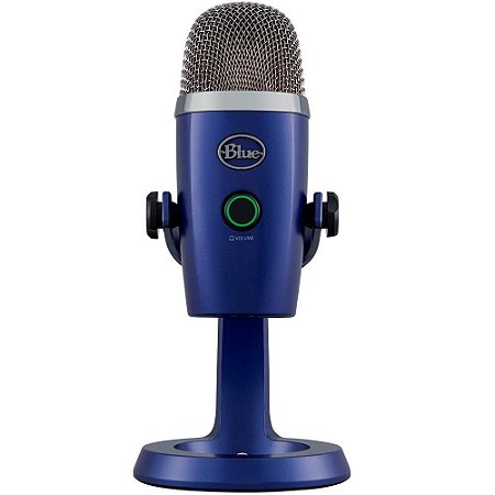 Microfone Condensador USB Blue Yeti Azul 988-000089 - Logitech
