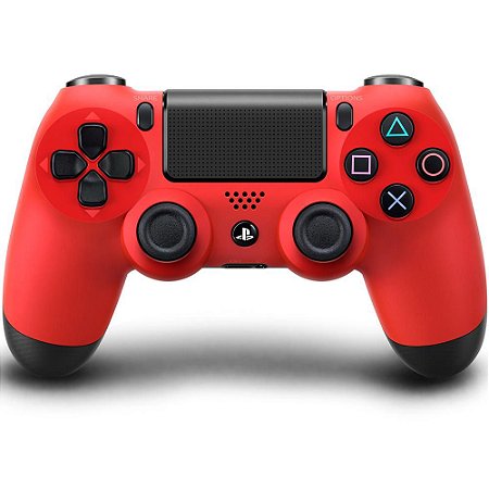 Controle para PS4 sem Fio Dualshock 4 Vermelho - Sony