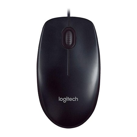 Mouse Ótico Logitech M90 com Fio USB - Logitech