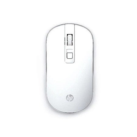 Mouse Sem Fio S4000 1600Dpi Design Slim Branco - Hp