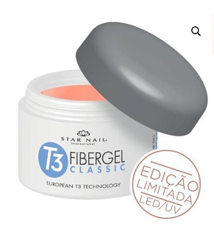 Gel T3 Fibergel Bromélia Star Nail Intercional 28g Cuccio