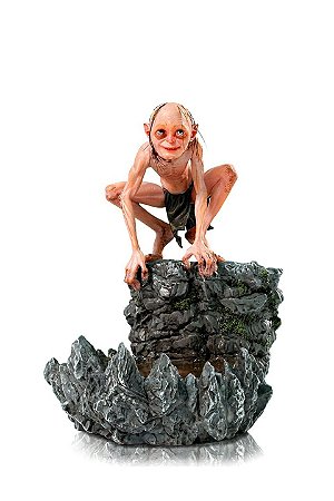 Estátua Gollum Deluxe - Lord of the Rings - Art Scale 1/10 - Iron Studios