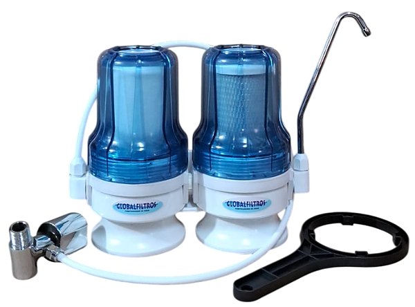 Filtro purificador agua cristal parede e balcao DUAL225TRPB