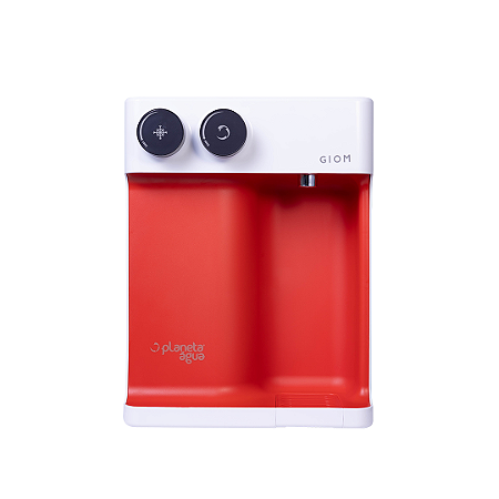 Purificador de Água Natural, Gelada e Alcalina GIOM 220V - Vermelho
