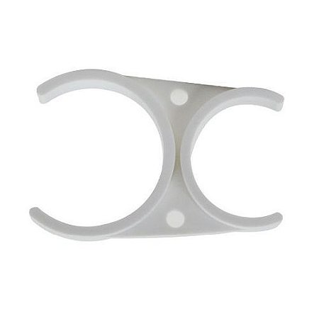 Suporte Tipo Clip Duplo 2,5" x 2" para Filtros Purificadores