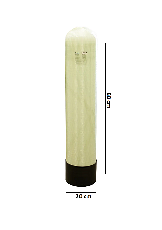 Tanque em Fibra FRP 8x35 Cor Natural com Bocal 2.1/2"