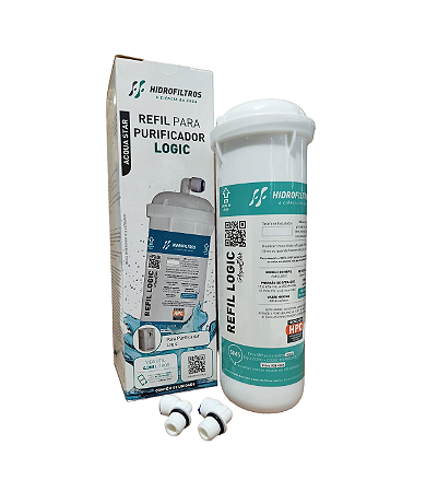Refil Filtro para Purificadores Digit/ Logic Hidro Filtros