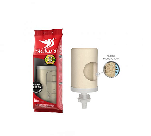 Refil Vela Stefani Tradicional para Filtros de Barro