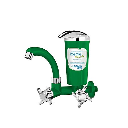 Purificador de Água Declorador Ideale Eco Verde - Parede