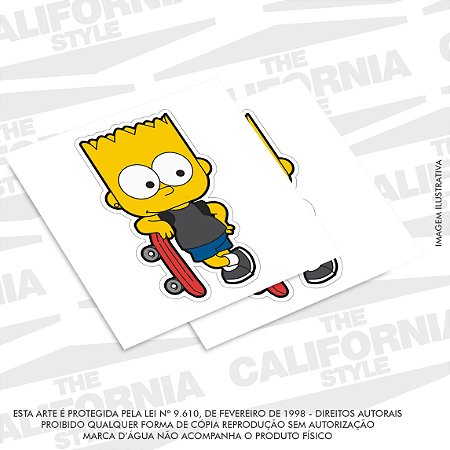 Sticker Bart Simpsons
