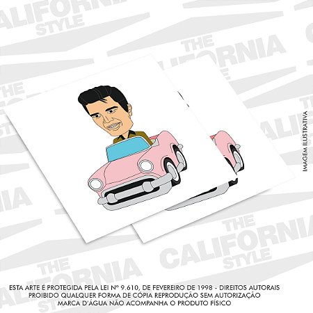 Sticker Elvis Carro
