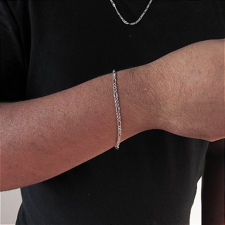 Pulseira Masculina Elos 3x1 3mm