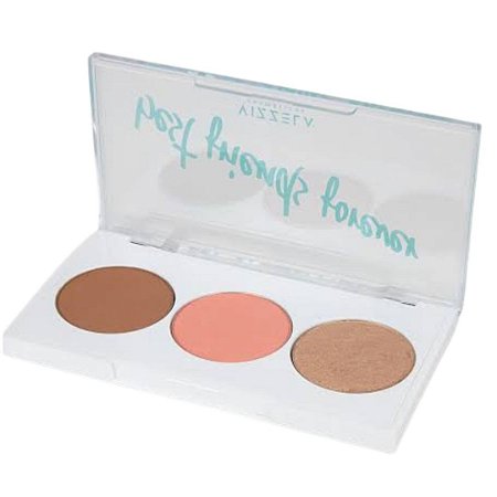 PALETA BFF CONTORNO, BLUSH E ILUMINADOR - COR 03 - VIZZELA
