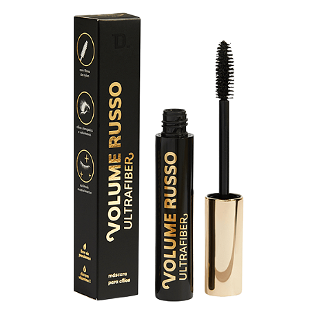 Máscara para cílios Volume Russo Ultrafiber - Dailus