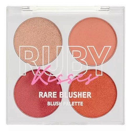 Paleta de Blush Rare Blusher - Ruby Kisses