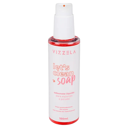Sabonete Líquido para esponjas e pincéis Let’s Clean Soap - Vizzela