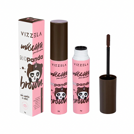 Máscara para cílios Marrom No Panda - Vizzela