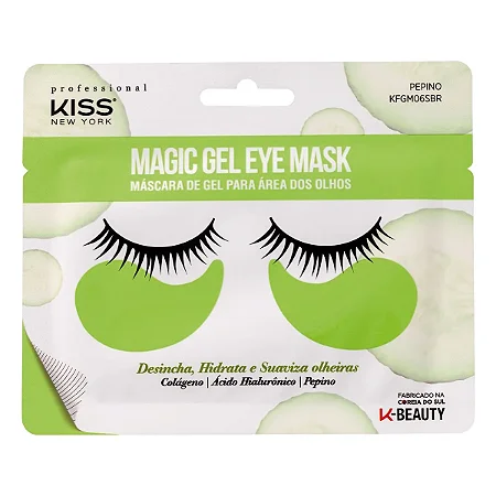 Máscara para Olhos Magic Gel Desincha, Hidrata e Suaviza - Kiss New York